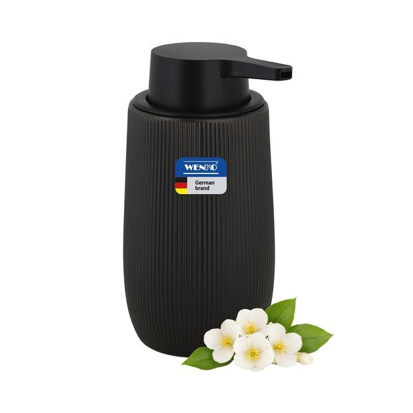 Черен пластмасов диспенсер за сапун 400 ml Fablo – Wenko-image-3