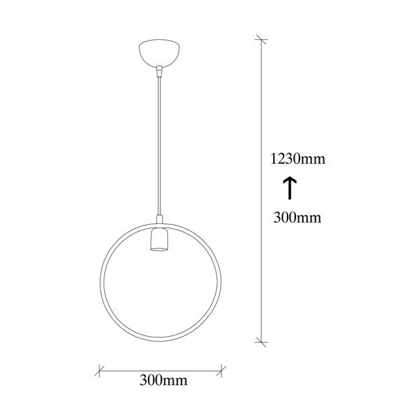 Черно висящо осветително тяло Geonni – Opviq lights-image-4