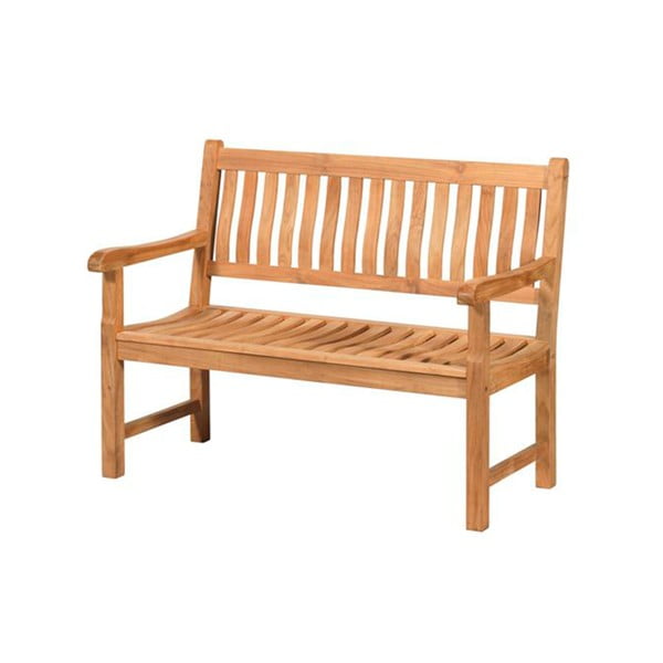 Дървена градинска пейка в естествен цвят Comfort - Exotan