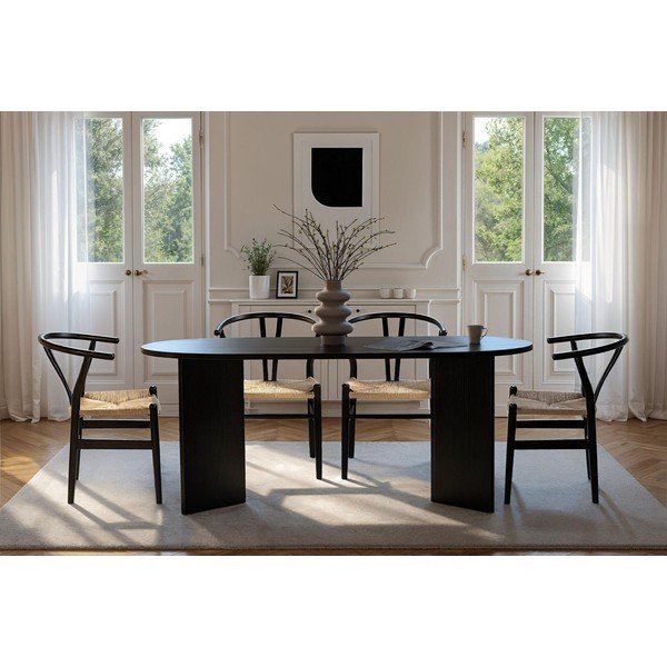 Матова трапезна маса 89,5x180 cm Sablin – Kalune Design-image-1