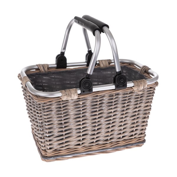 Плетена кошница за пикник с метални дръжки Sono - Dakls