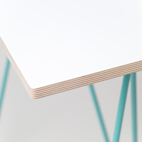 Deska stolu Flat - bílá, 180x80 cm