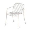 Светлосив градински стол метален Yua Wire – Blomus