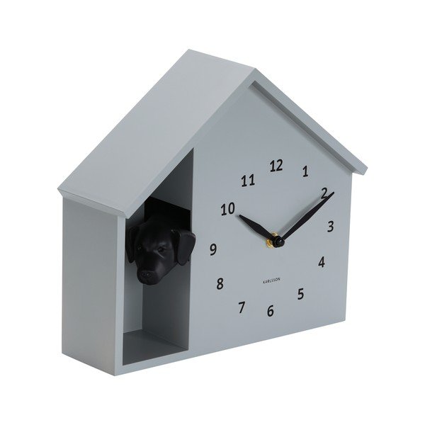 Стенен часовник Peeking Doggy – Karlsson-image-3
