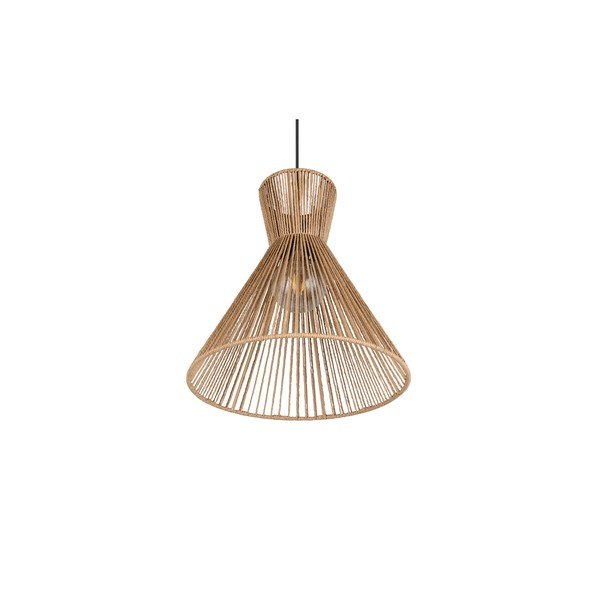 Метално висящо осветително тяло в естествен цвят с абажур от хартиен шнур ø 35 cm Rosalie – Reality-image-4