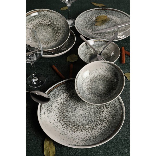 Комплект за хранене от порцелан 18 бр. Midnight Sky - Güral Porselen-image-1