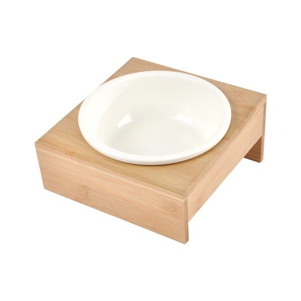 Бамбукова купа с основа за куче ø 16 cm – Love Story