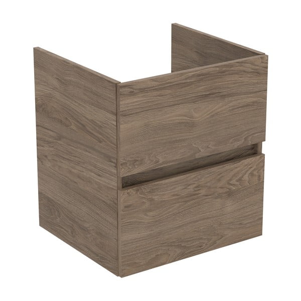 Стенен шкаф за мивка от декор от орех в естествен цвят 50x55 cm Eurovit+ – Ideal Standard-image-1