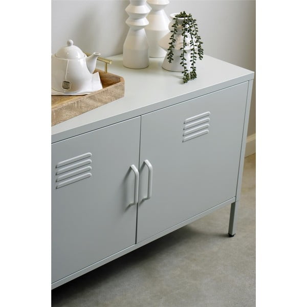 Зелено метално шкафче 100x64x40 cm Mission District – Støraa-image-1