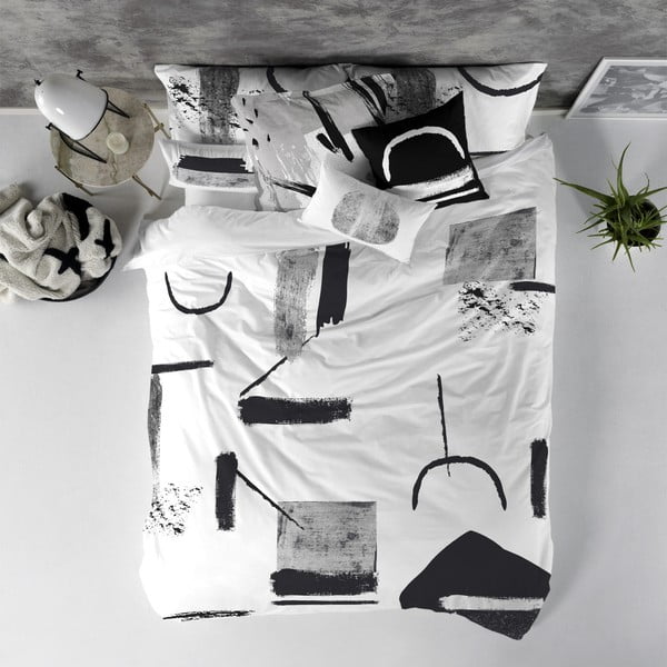 Памучна завивка Shapes, 200 x 200 cm Nordica - Blanc-image-2