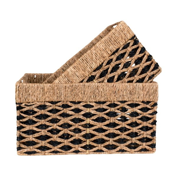 Кошници в комплект от 2 бр. от морска трева 25x40x21 cm Salar – House Nordic-image-2