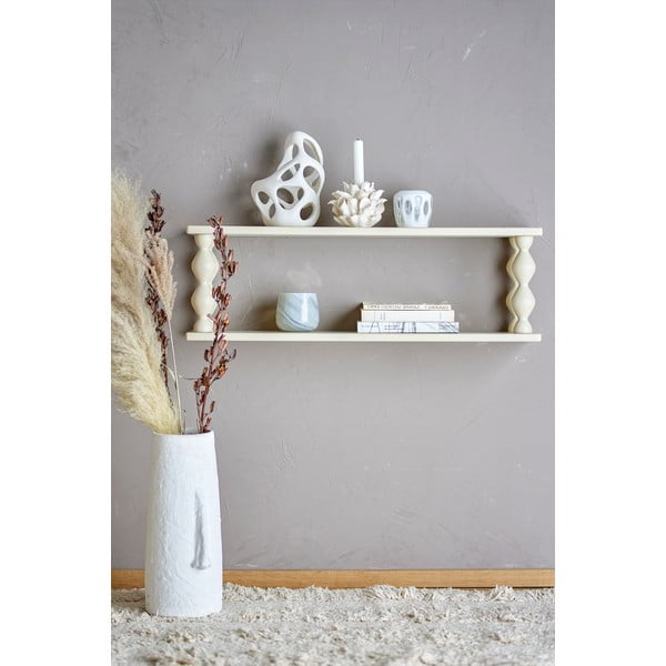 Бял на няколко нива стенен рафт 80 cm Salino – Bloomingville-image-1