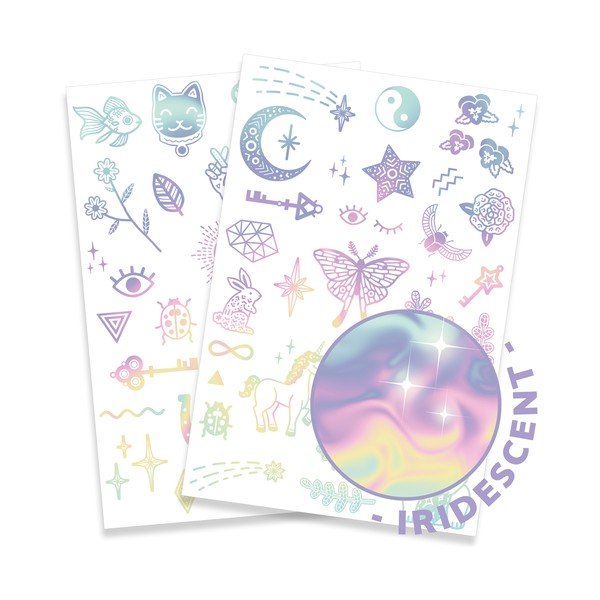 Комплект татуировки Rainbow Happiness - Djeco-image-1