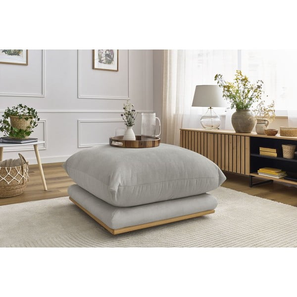 Светлосива табуретка Ernest – Bobochic Paris-image-1