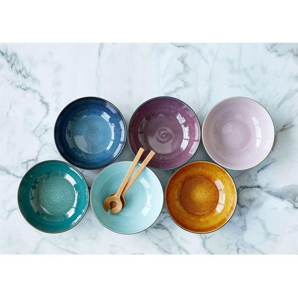 Синьо-сива каменна купа ø 30 cm Mensa - Bitz-image-1