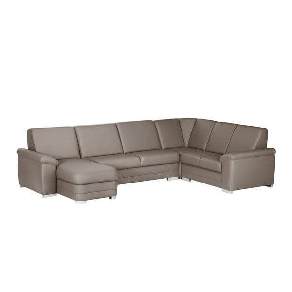 Bossi Голям диван в кафяво и сиво, ляв ъгъл - Florenzzi