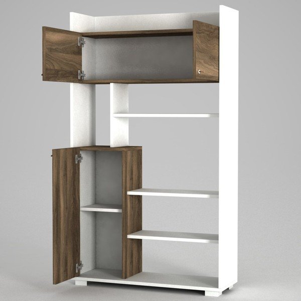 Шкаф с рафтове Punto, височина 156 cm - Tera Home-image-4