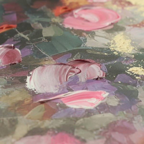 Картина с ръчно рисувани елементи 100x70 cm Amelia - Styler-image-4