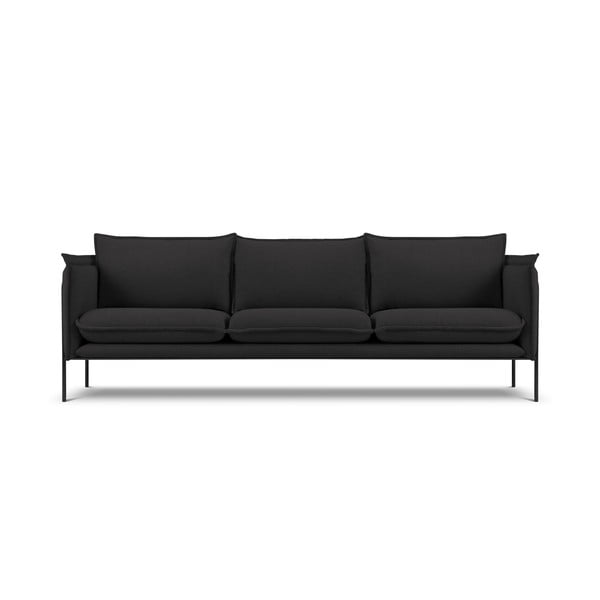 Черен диван , 218 см Andrea - Interieurs 86
