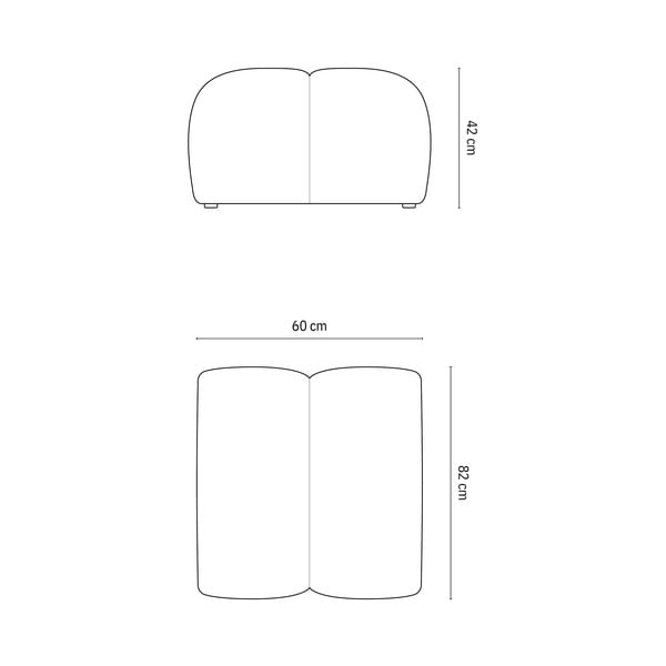 Светлозелена табуретка Diana – Micadoni -image-3