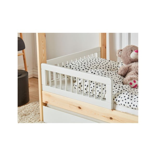 Комплект от 2 бели прегради за детско легло , 200 x 90 cm Basic - Pinio-image-2