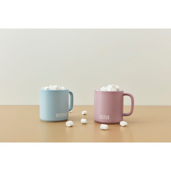 Лилава порцеланова чаша 175 ml Sister - Design Letters-image-1