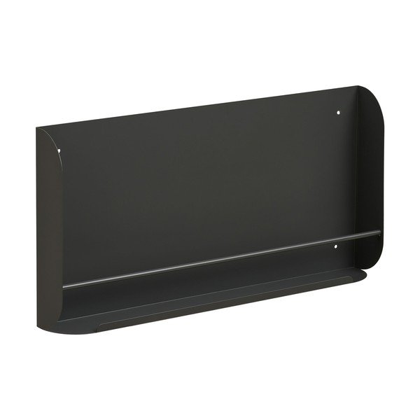 Тъмносив метален стенен рафт 60 cm Volterra – House Nordic-image-2