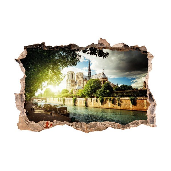 3D стикер за стена Norte Dame de Paris - Ambiance-image-2