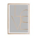 Картина в рамка Love, 60 x 40 cm - Velvet Atelier