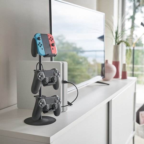 Черна метална мултифункционална стойка Smart – YAMAZAKI-image-1