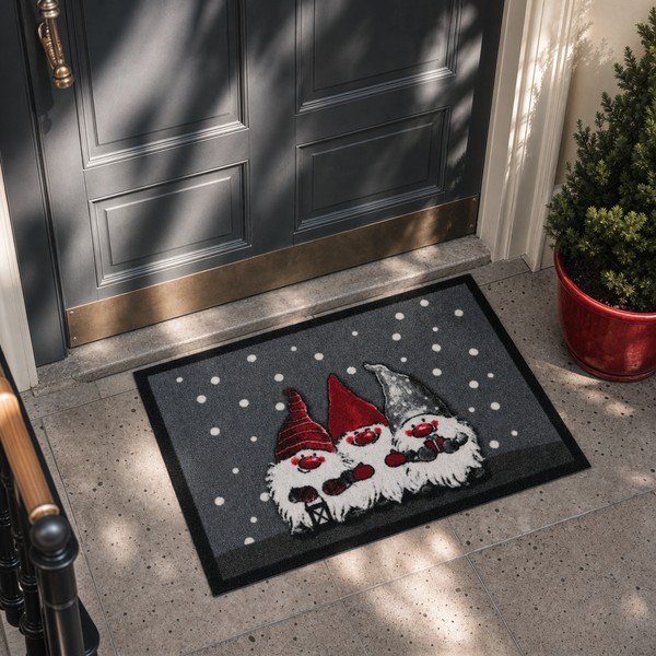 Изтривалка Hanse Home Cristmas Dwarfes, 40 x 60 cm-image-1