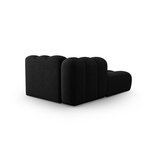 Черно-антрацитна лежанка (ляв ъгъл) Lupine – Micadoni Home-image-3