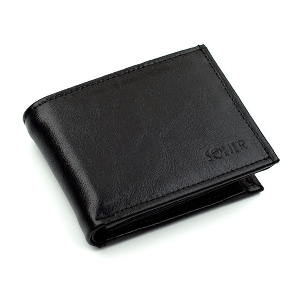 Pánská kožená peněženka SW03, černá