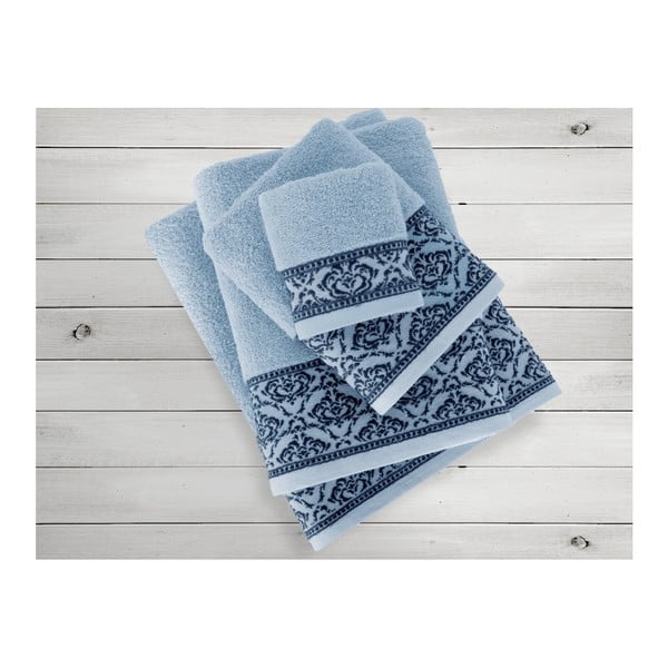 Modrý ručník Irya Home Felice, 50x90 cm
