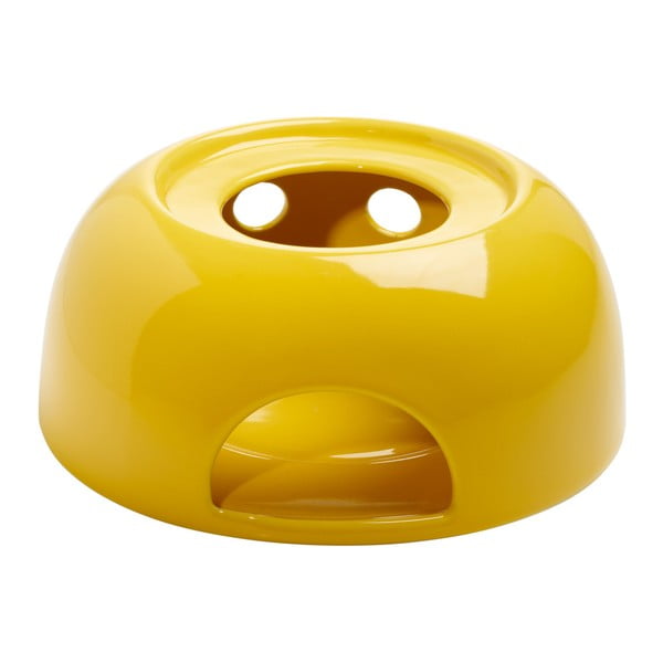 Žlutý kameninový ohřívač konviček na čajovou svíčku Maxwell & Williams Infusion T