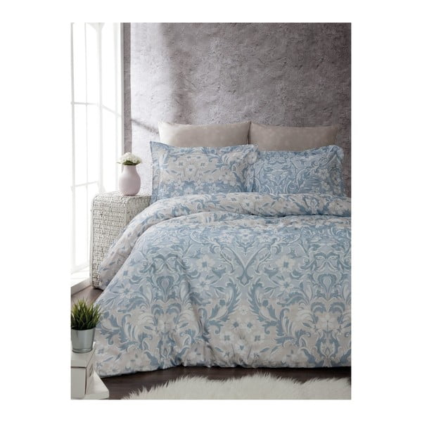 Чаршаф за двойно легло с памучен чаршаф Ranforce Floral, 160 x 220 cm - Unknown