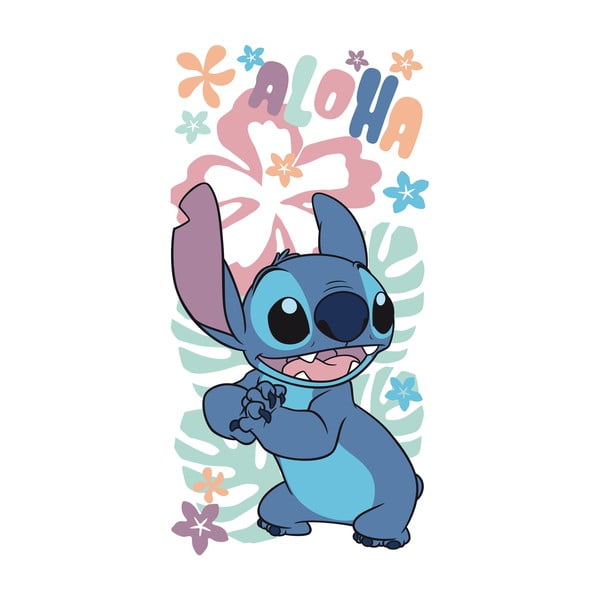 Памучна детска кърпа 70x140 cm Lilo and Stitch "Hawaiian Harmony" – Jerry Fabrics