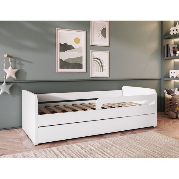 Бяло детско легло с включена подматрачна рамка 80x160 cm Duuli – ELTAP-image-1