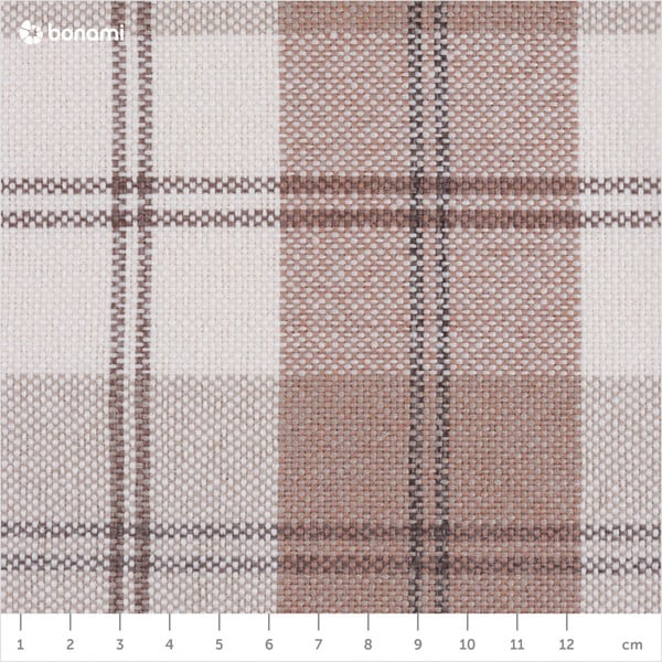 Бежов кариран ушен реколта фотьойл Lorris - Max Winzer-image-1