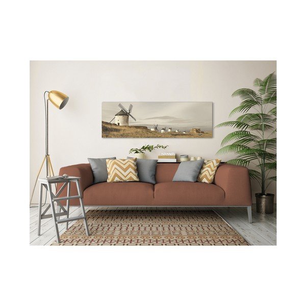 Картина на платно Полето на хармонията, 45 x 140 cm - Styler-image-1