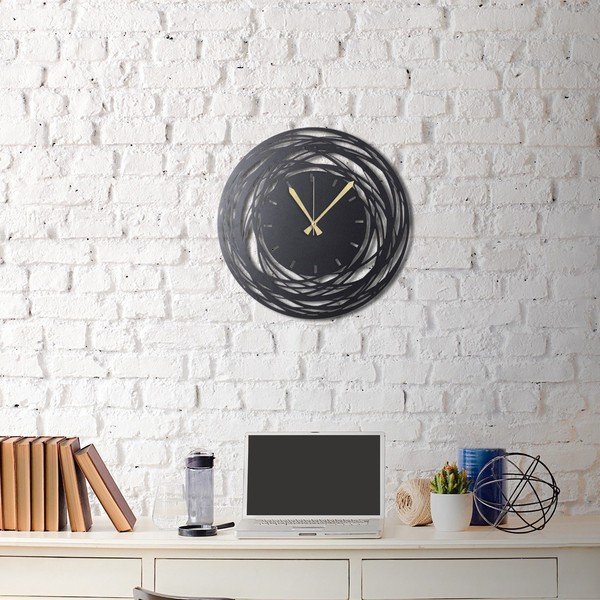 Метален стенен часовник Топче, ø 50 cm - Bystag-image-1