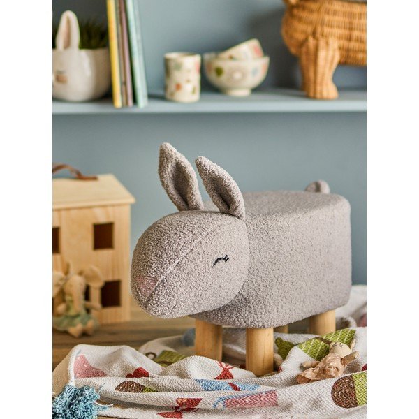 Сива детска табуретка Percey – Bloomingville Mini-image-4