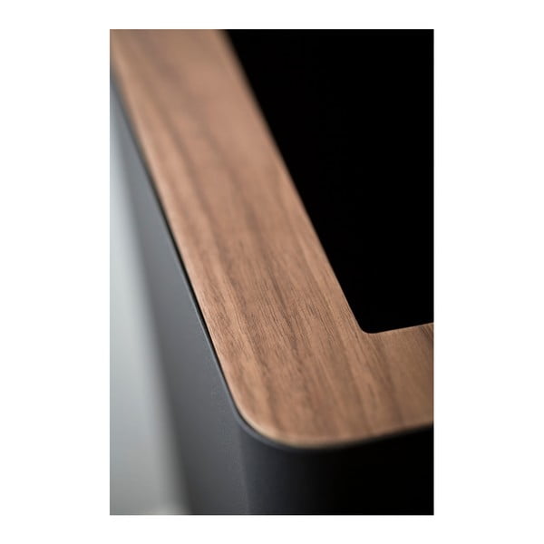 Черно квадратно кошче за отпадъци Rin - YAMAZAKI-image-3