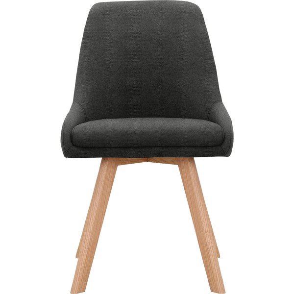 Тъмносив трапезен стол Rudi – Støraa-image-2