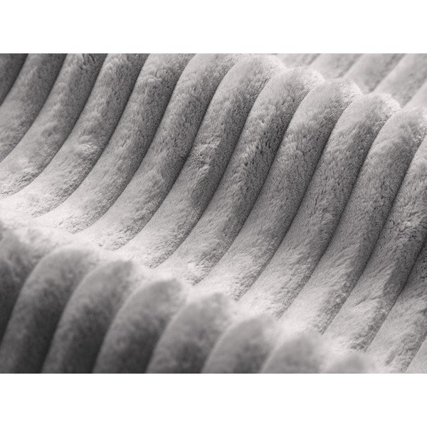 Светлосива табуретка от рипсено кадифе Dia – Micadoni -image-2