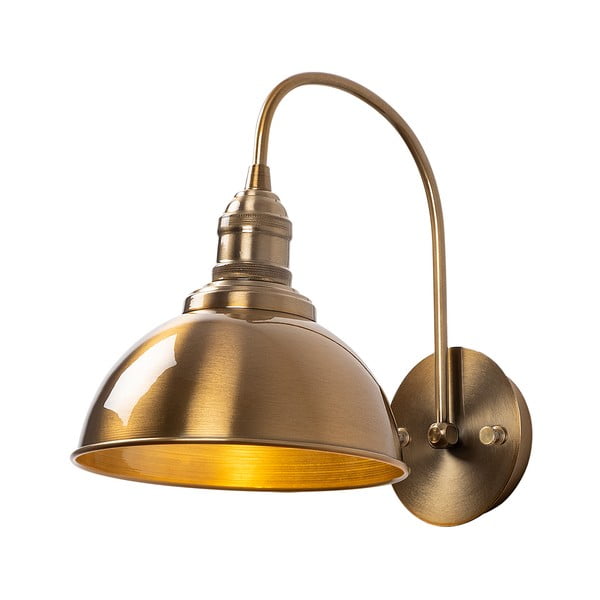 Стенна лампа в бронзов цвят ø 21 cm Varzan – Opviq lights
