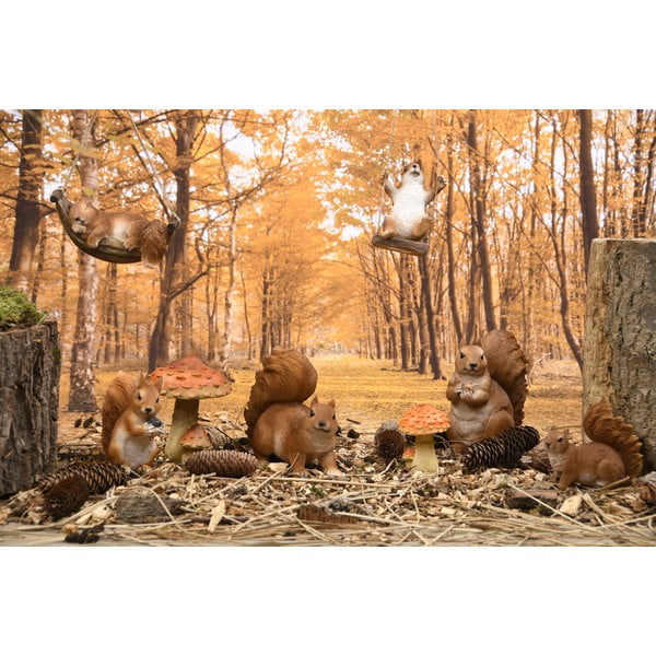 Градинска статуя от полирезин Squirrel – Esschert Design-image-1