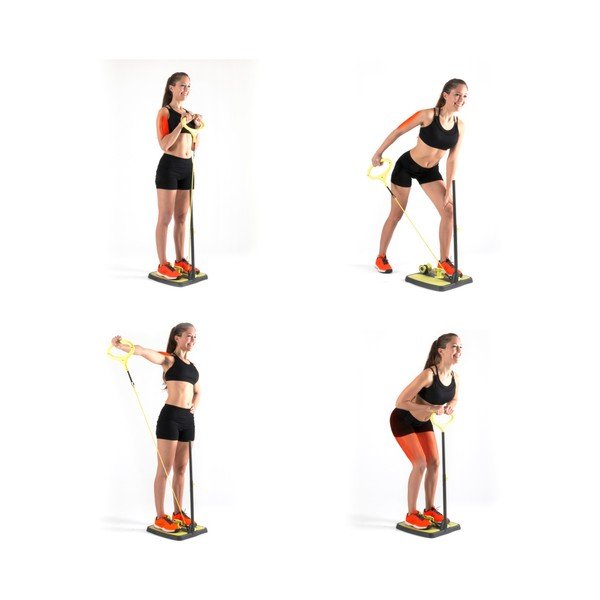 Платформа за укрепване на глутеусите и краката с инструкции за упражнения за фитнес - InnovaGoods-image-3