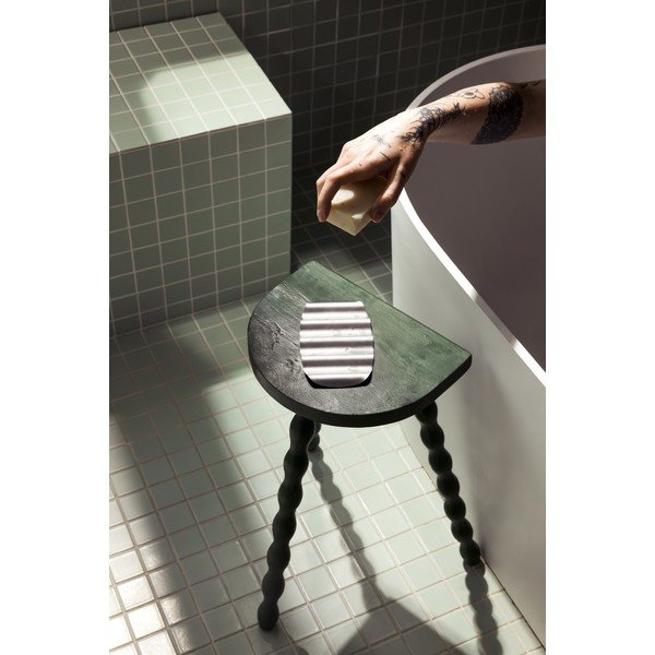 Сапунерка от неръждаема стомана в сребрист цвят Olbi – noo.ma-image-4