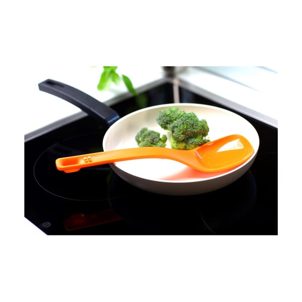 Оранжев плитък черпак Colori Orange - Vialli Design-image-2